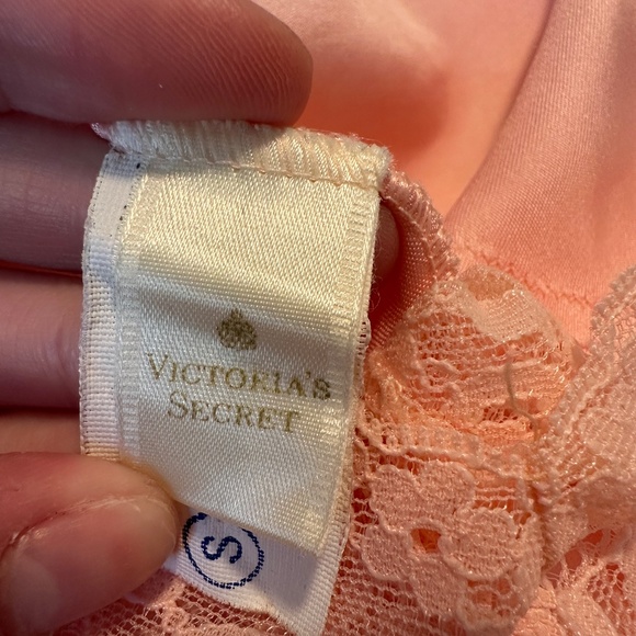 Vintage Victoria's Secret Gold Label Union Made in USA Pink Lingerie Slip Dress - Picture 7 of 11